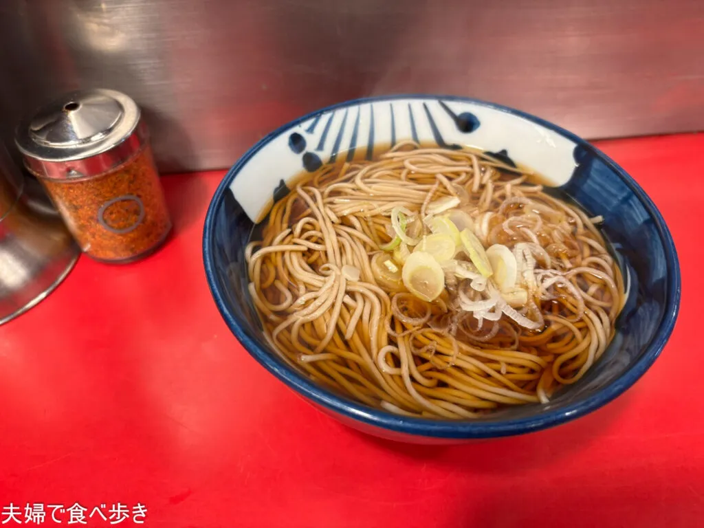 上野の立ち食いそば